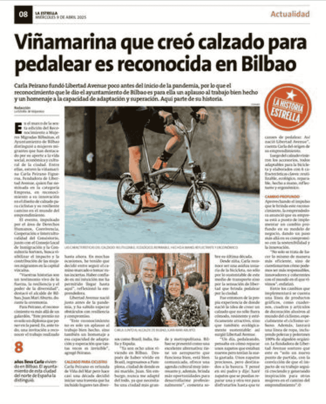 Reportaje publicado en La Estrella de Valparaíso